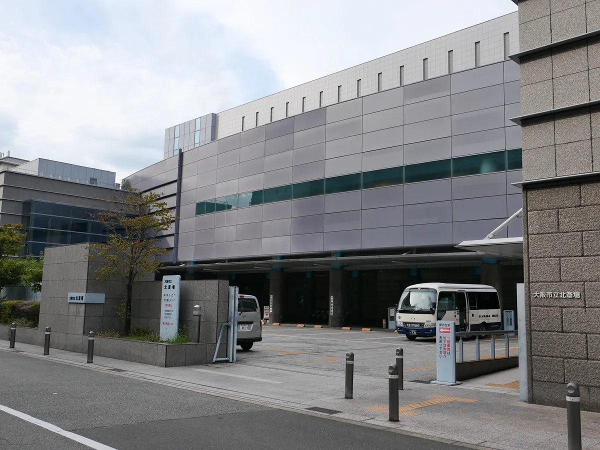 大阪市立北斎場の外観