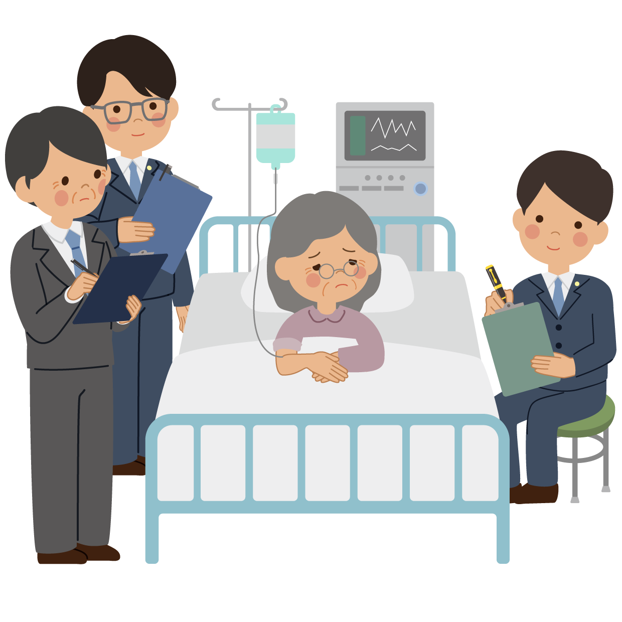 死亡の危急に迫った者の遺言のイラスト