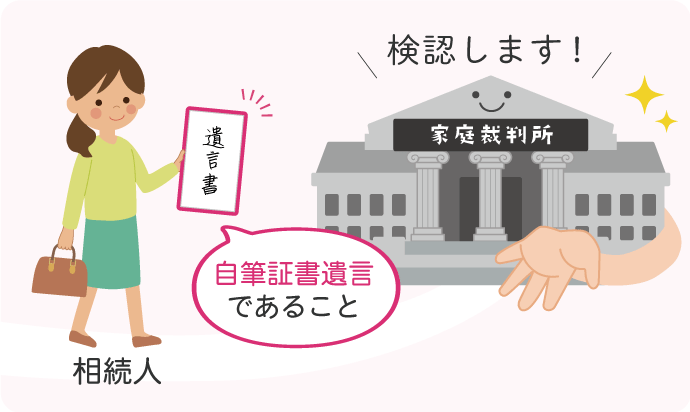 相続が始まったら、まずは「検認」をしよう