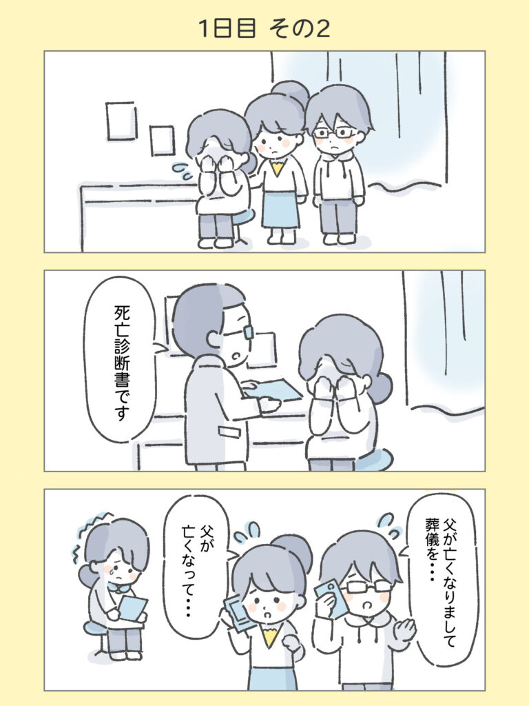 『わたしと相続の100日物語』1日目その2