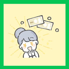 （スタンプの種類）16.（お金っ💰）