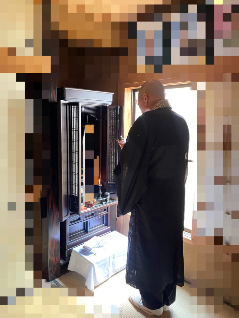 仏壇じまいの様子1