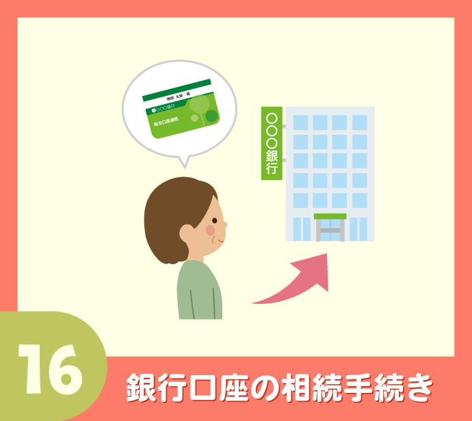 〈相続手続き20のステップ〉16.銀行口座の相続手続き