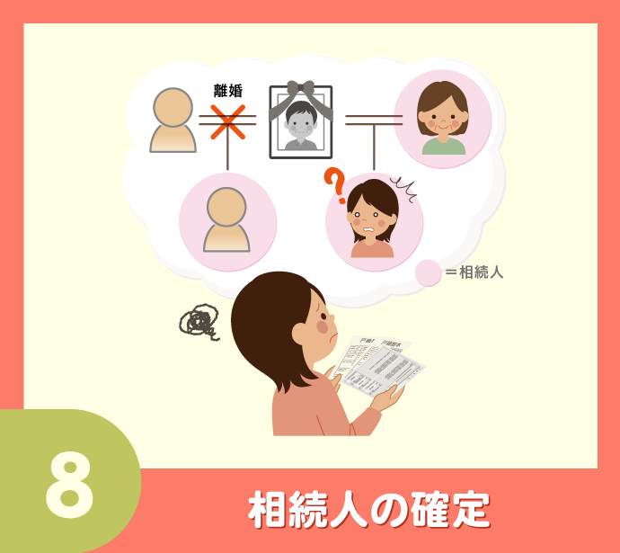〈相続手続き20のステップ〉8.相続人の確定