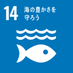 2030年の達成を目指す持続可能な開発目標（SDGs）１４）海の豊かさを守ろう