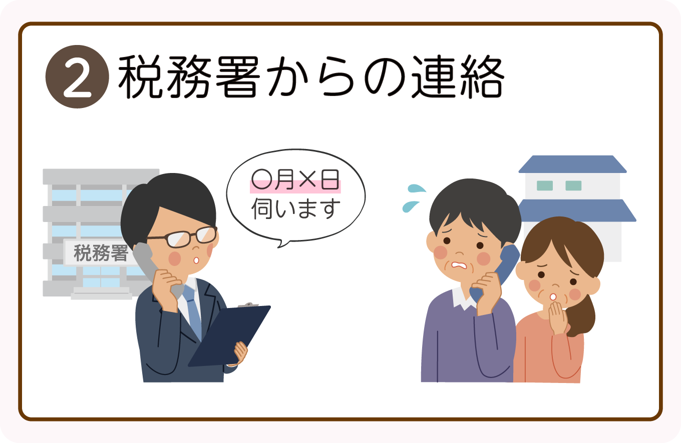税務署からの連絡
